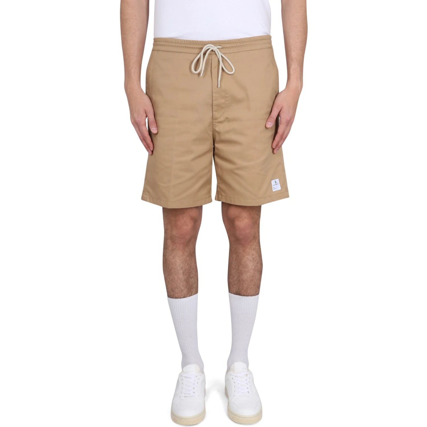DRAWSTRING BERMUDA SHORTS