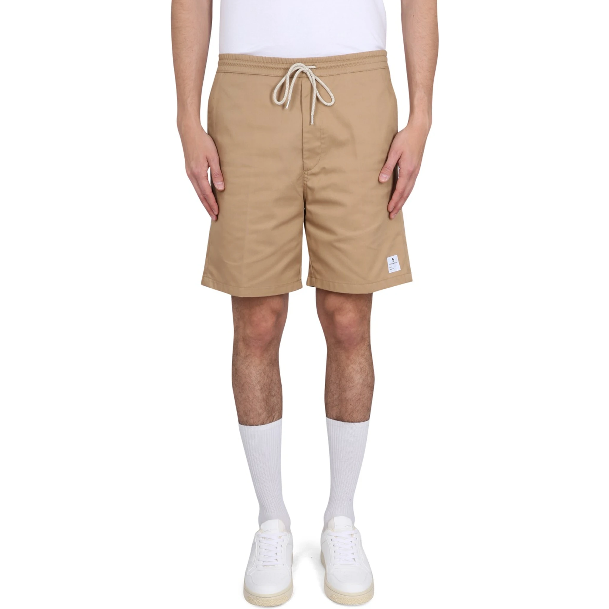 DRAWSTRING BERMUDA SHORTS