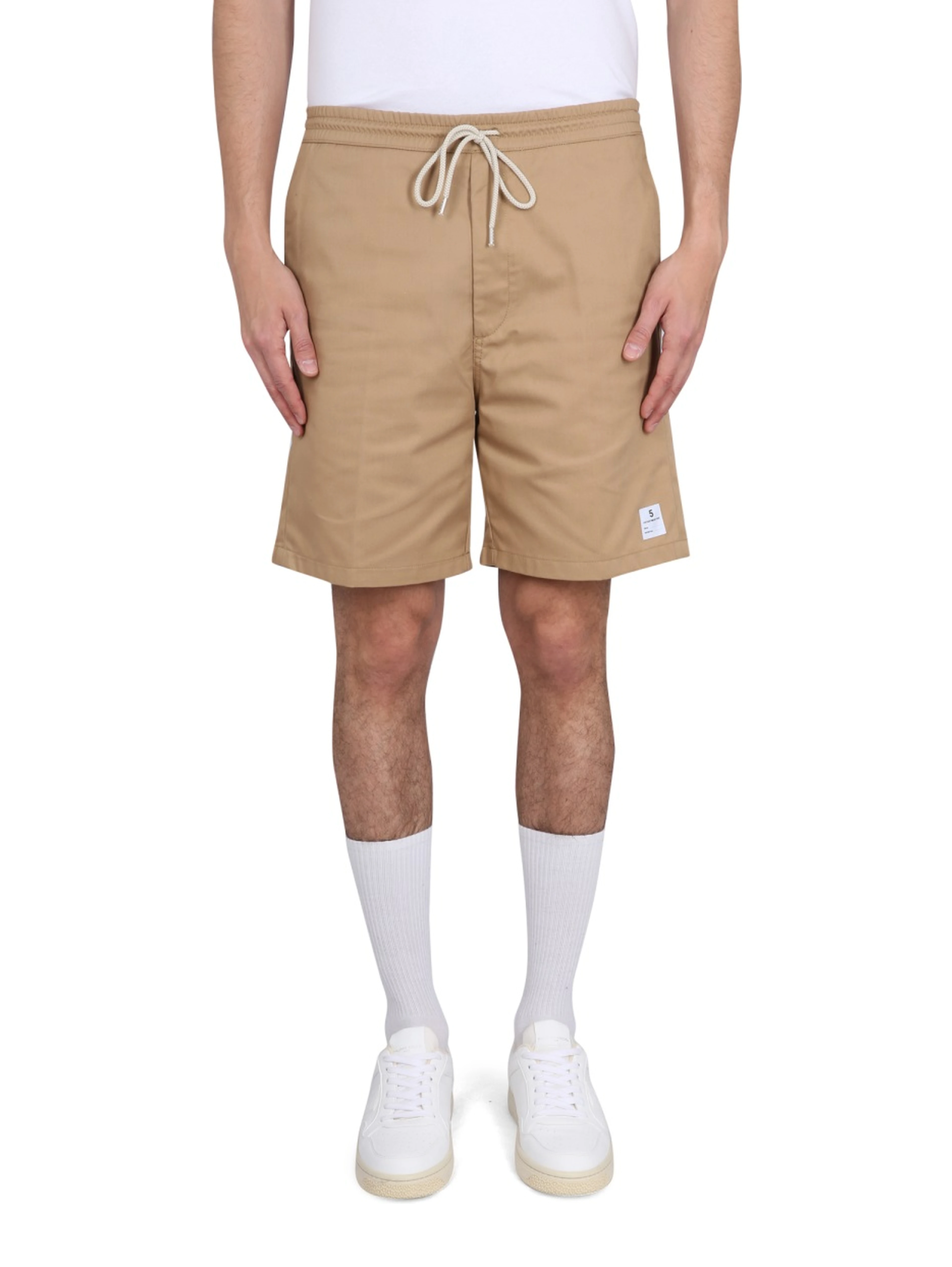DRAWSTRING BERMUDA SHORTS