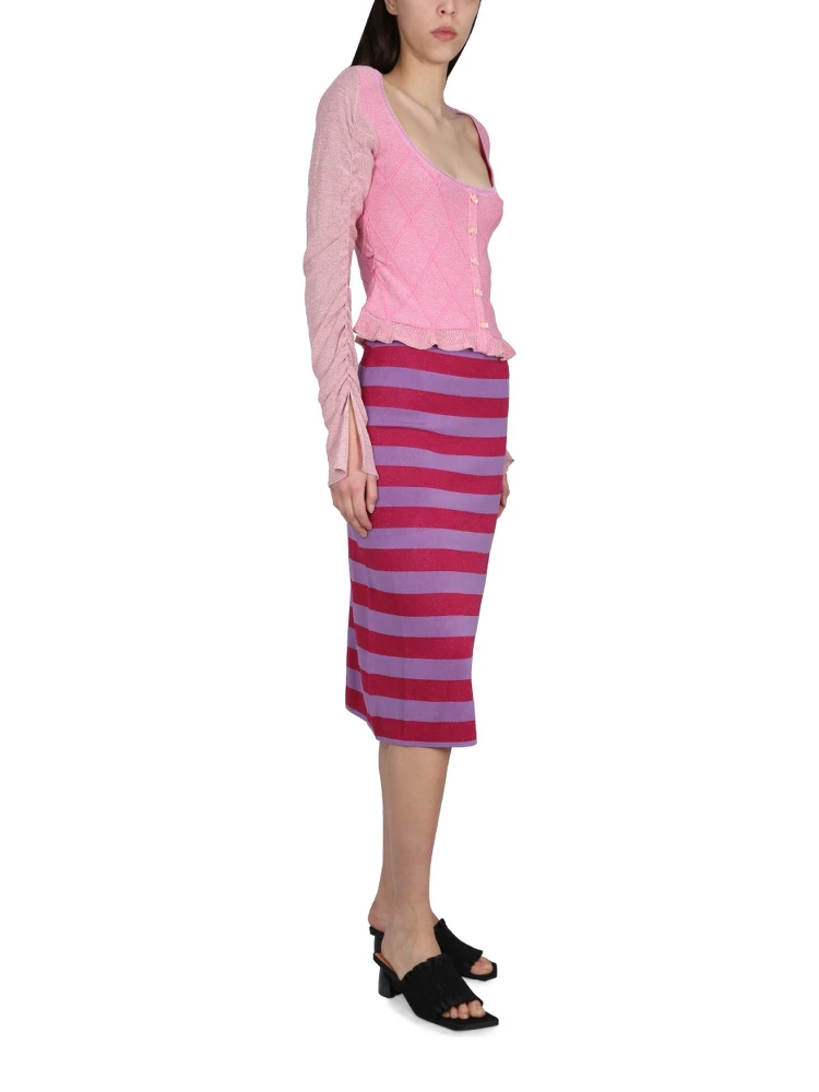 CARDIGAN WITH RUFFLED SLEEVE alternative