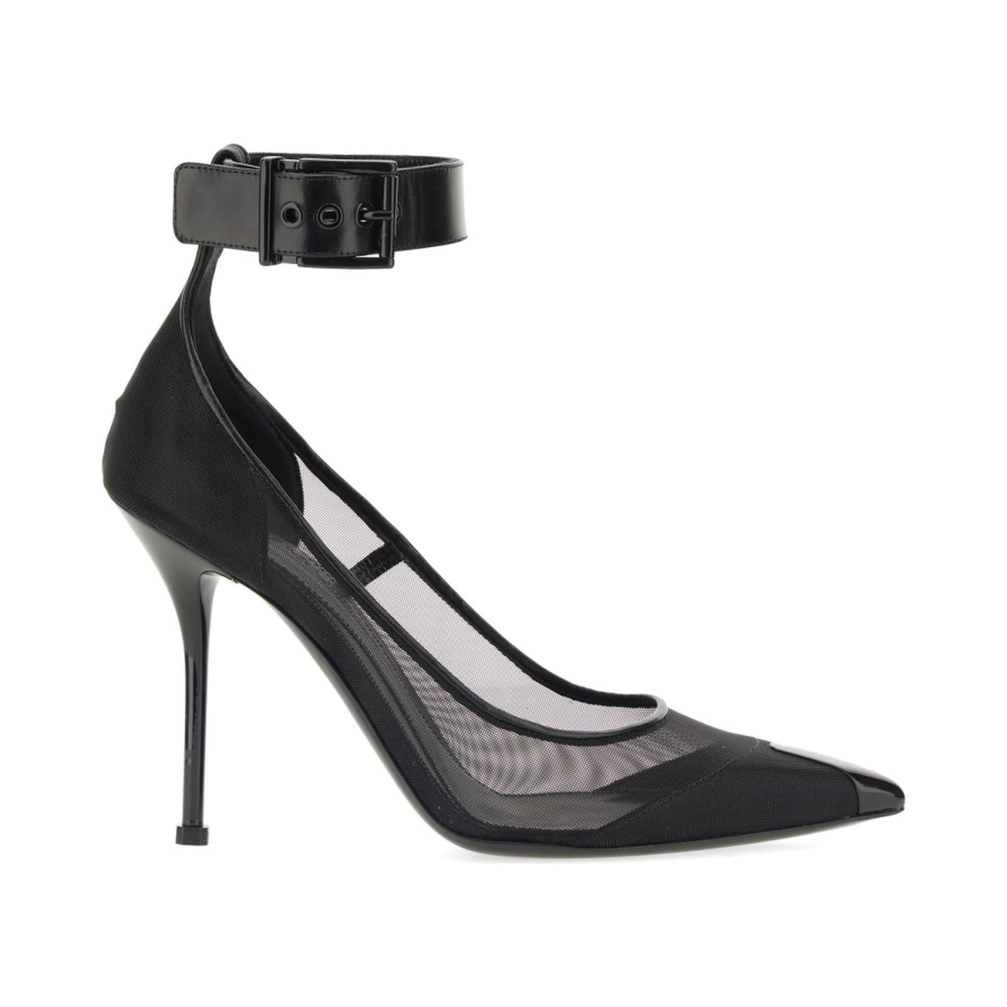 أحذية بانك بكعب عالٍ وحزام