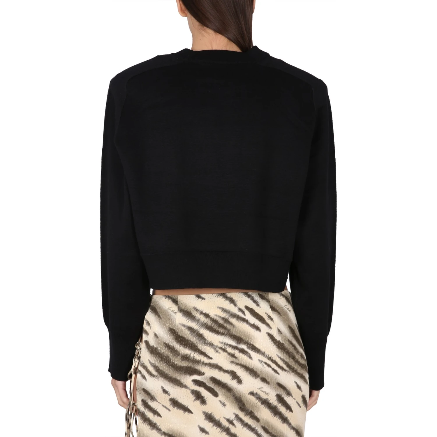 CROPPED SHIRT WITH LOGO