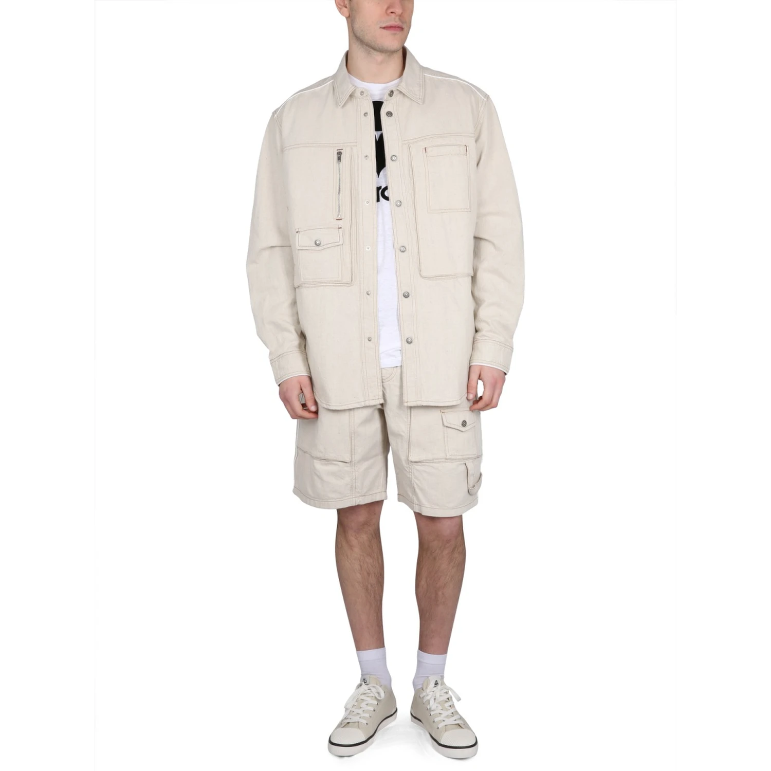 PEIO DENIM BERMUDA SHORTS