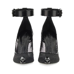 أحذية بانك بكعب عالٍ وحزام