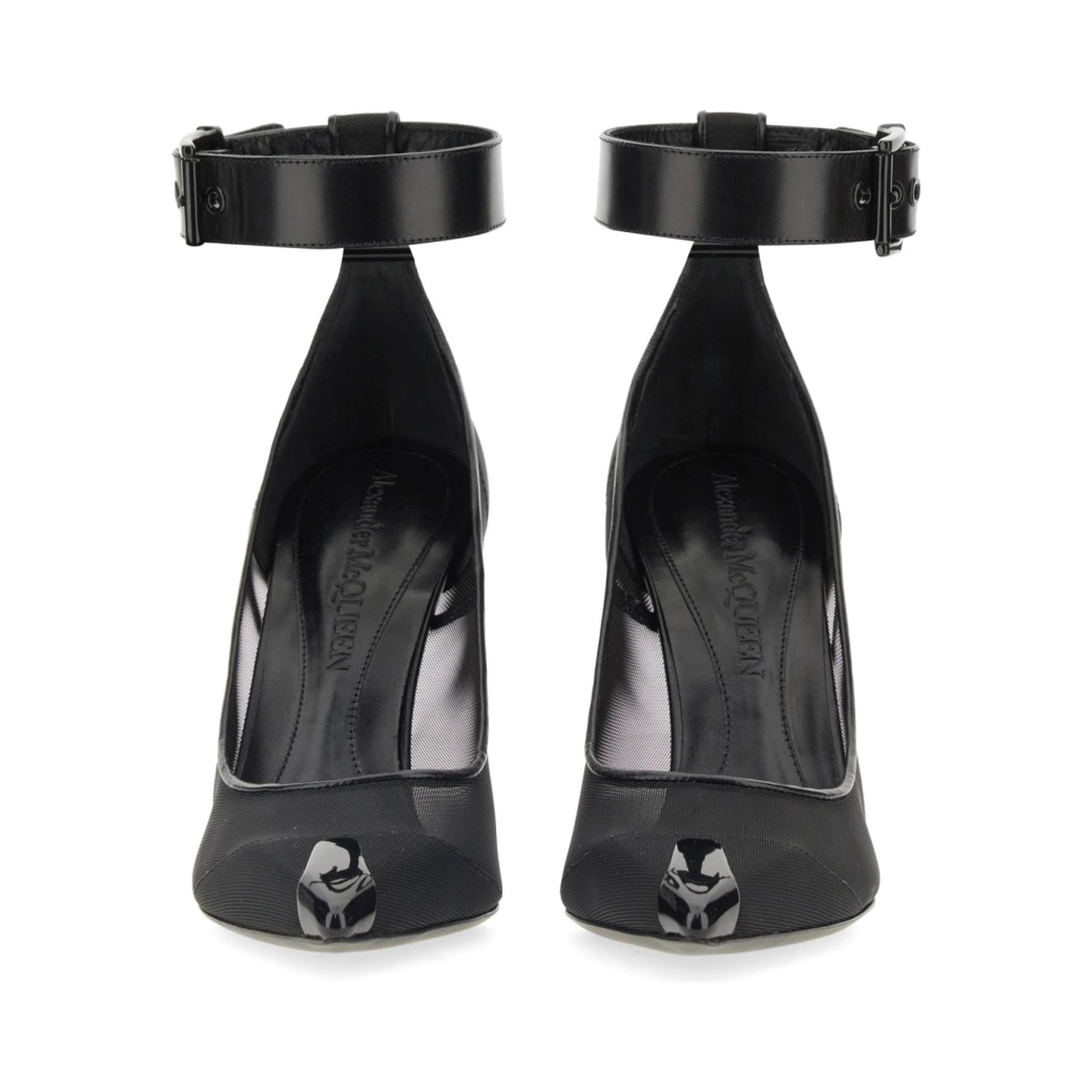 أحذية بانك بكعب عالٍ وحزام