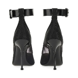 أحذية بانك بكعب عالٍ وحزام