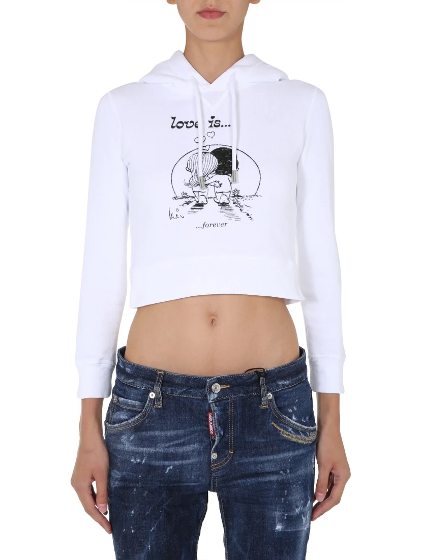 CROPPED SWEATSHIRT