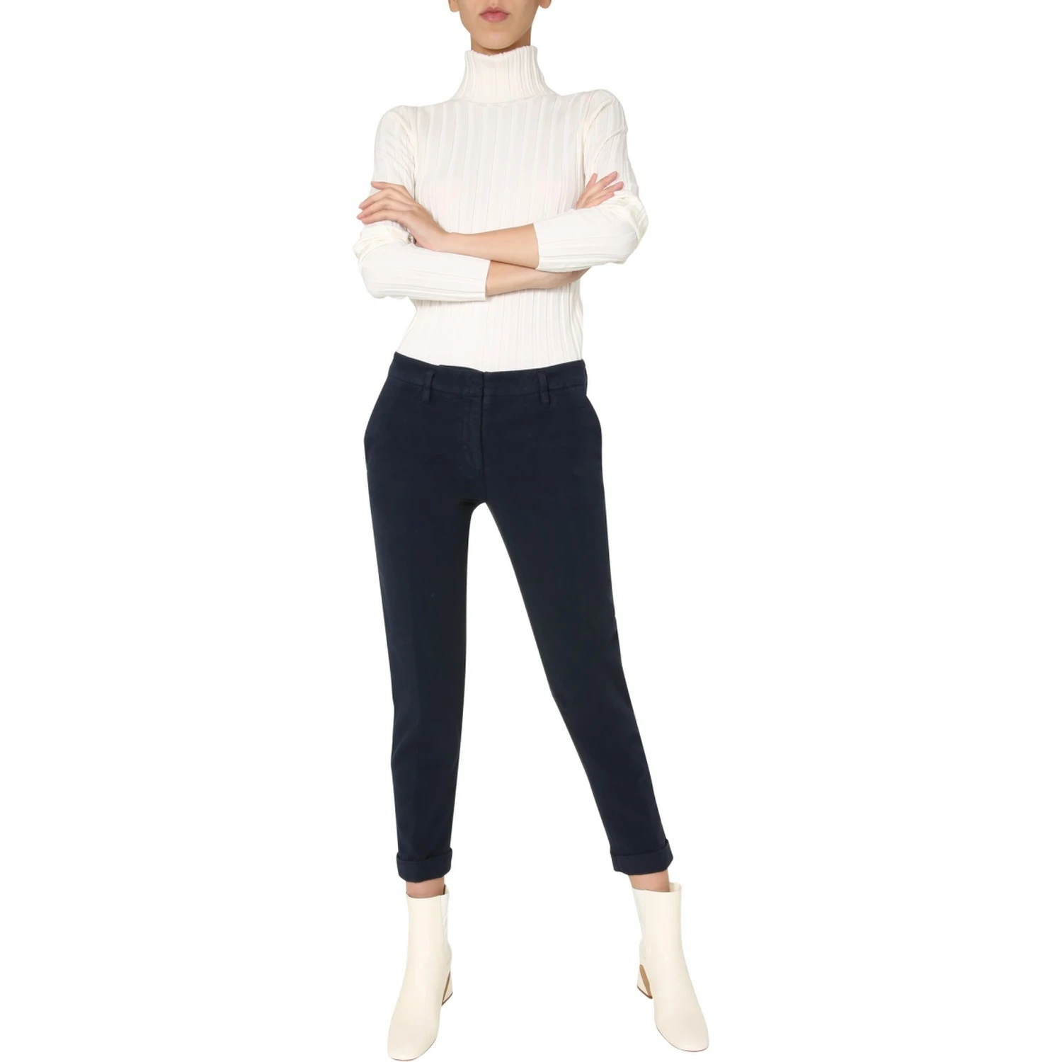 SLIM FIT TROUSERS