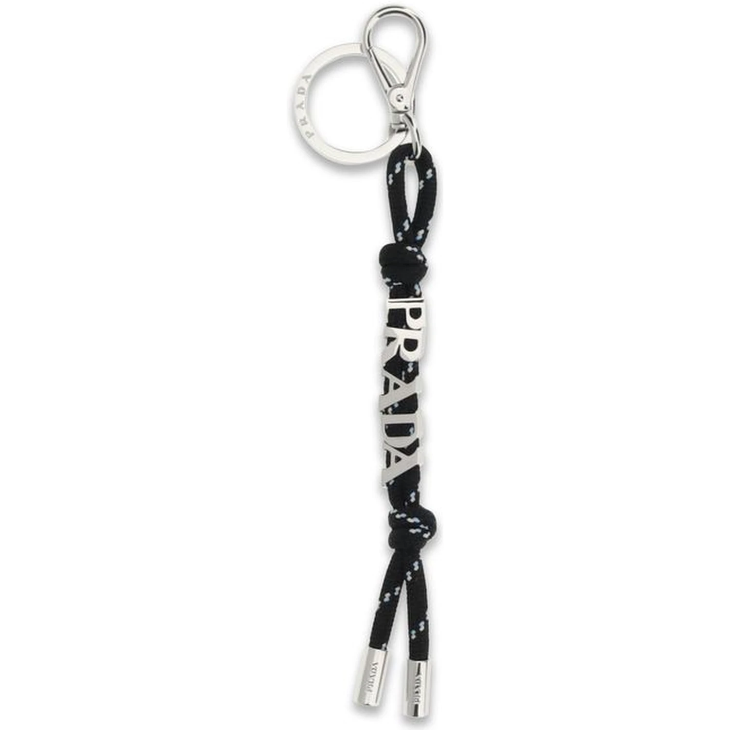 Black Recycled Polyamide Keychain