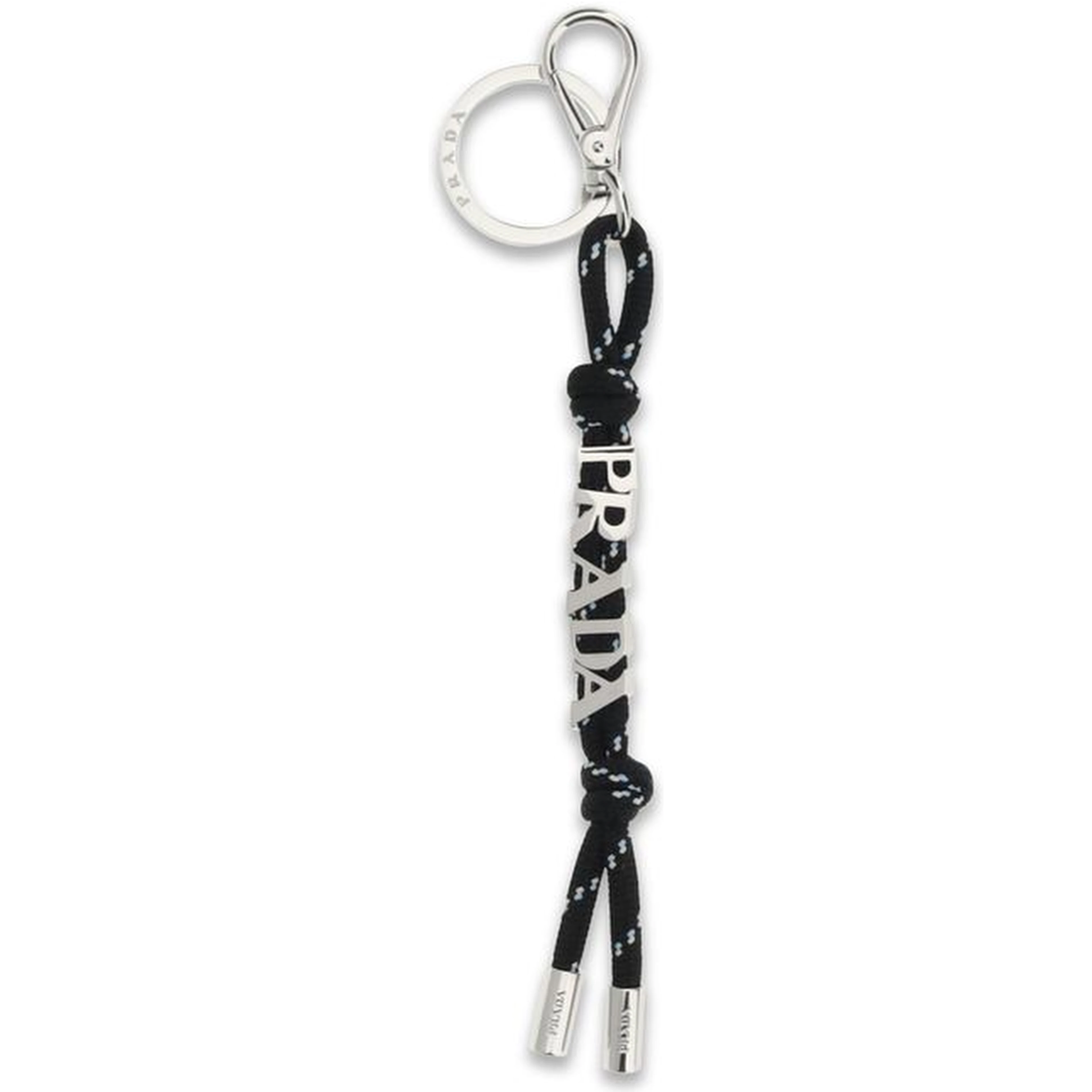 Black Recycled Polyamide Keychain