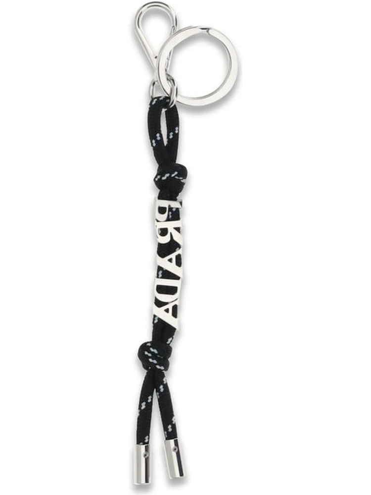 Black Recycled Polyamide Keychain alternative