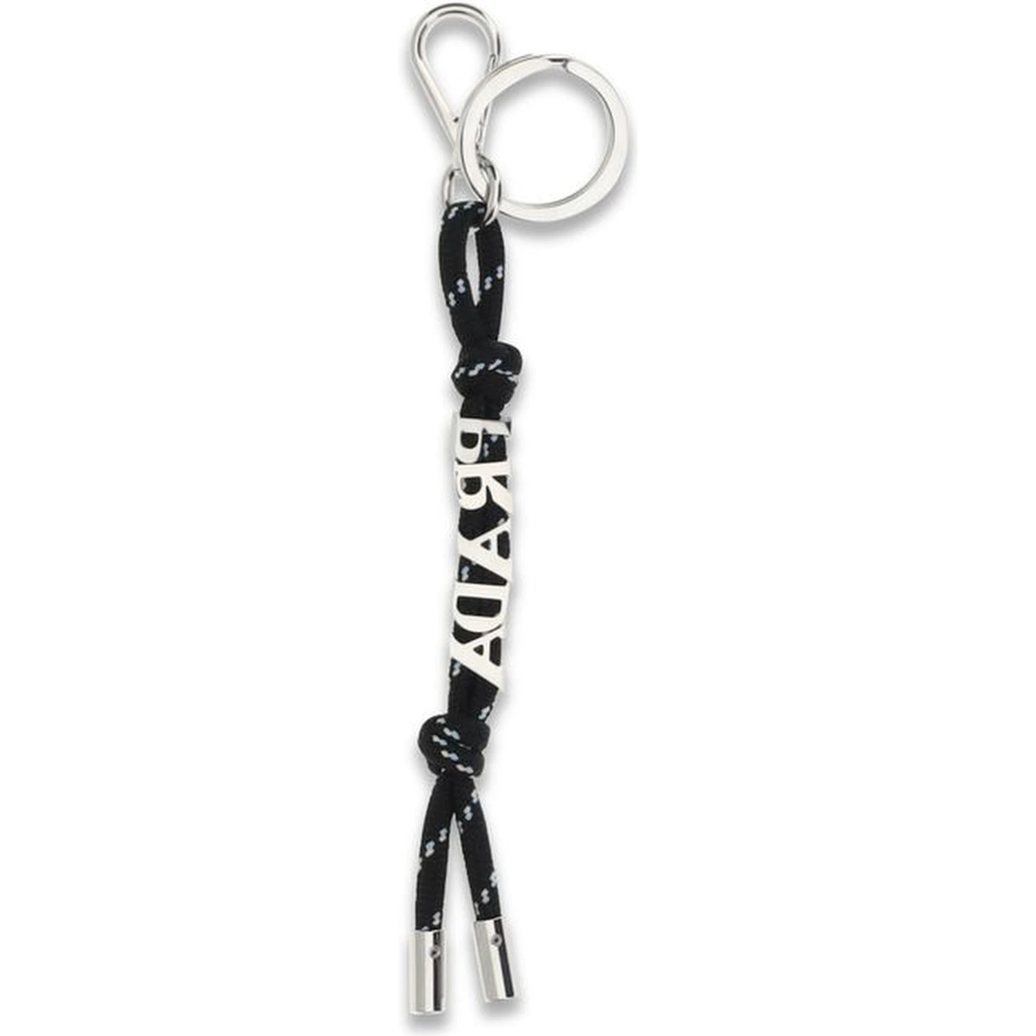 Black Recycled Polyamide Keychain