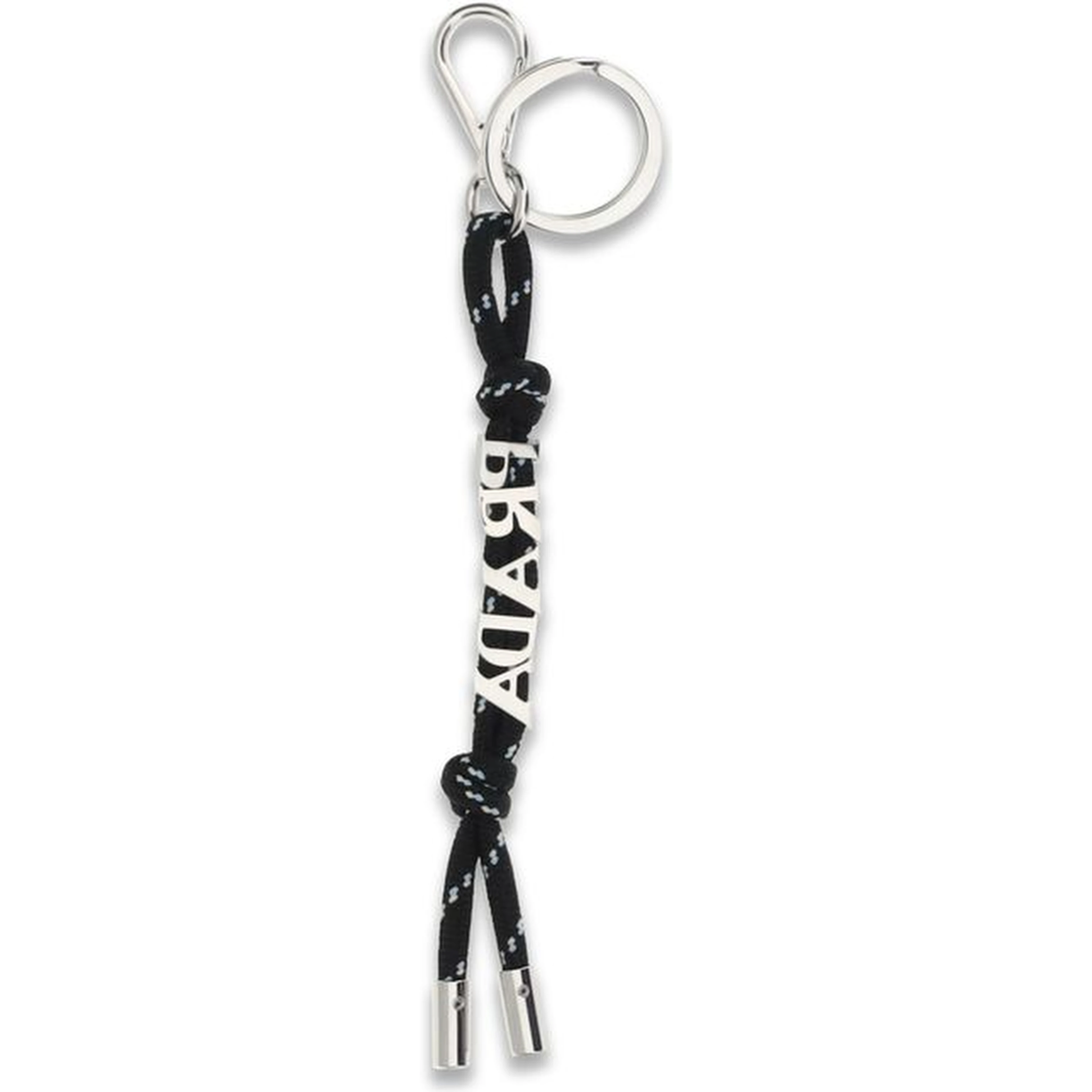 Black Recycled Polyamide Keychain