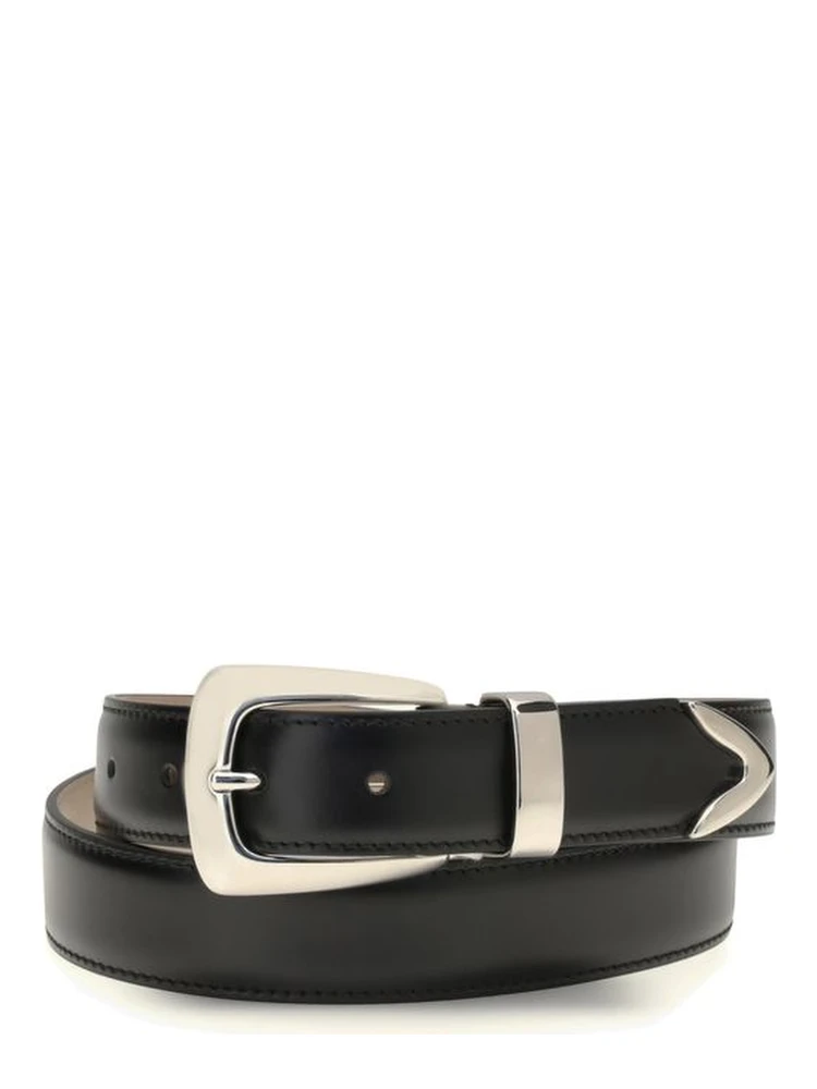 Black Calf Leather Bos Taurus Regular Belt