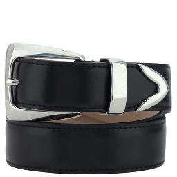 Black Calf Leather Bos Taurus Regular Belt