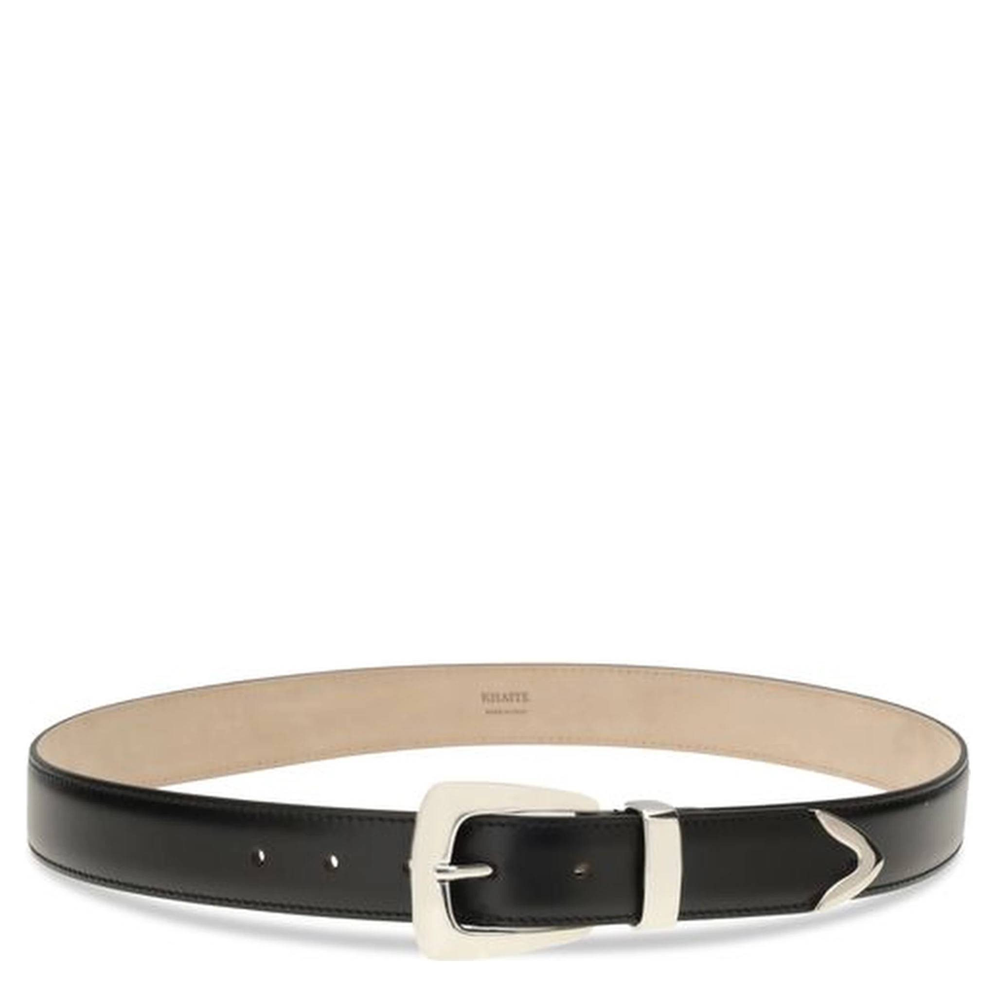 Black Calf Leather Bos Taurus Regular Belt