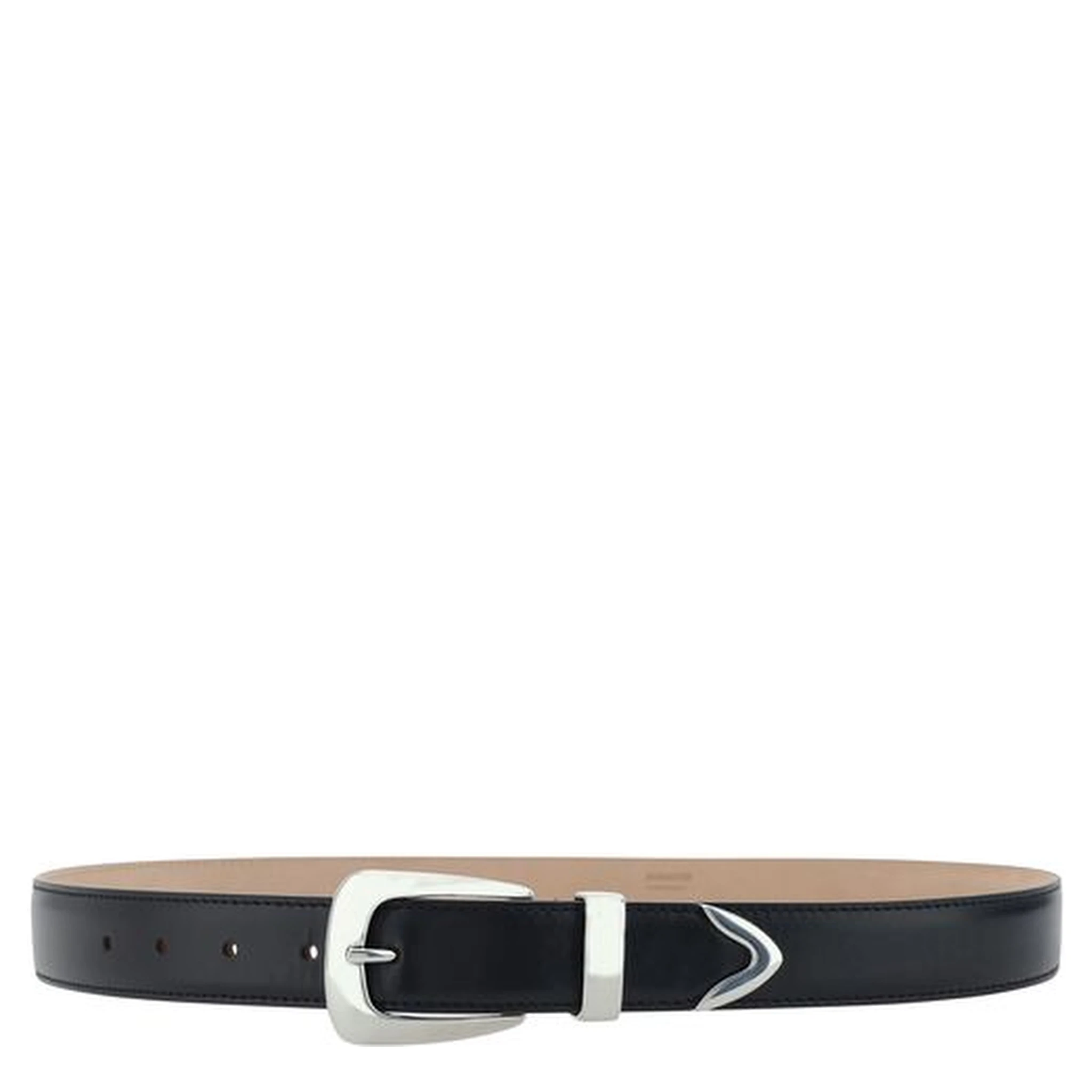 Black Calf Leather Bos Taurus Regular Belt