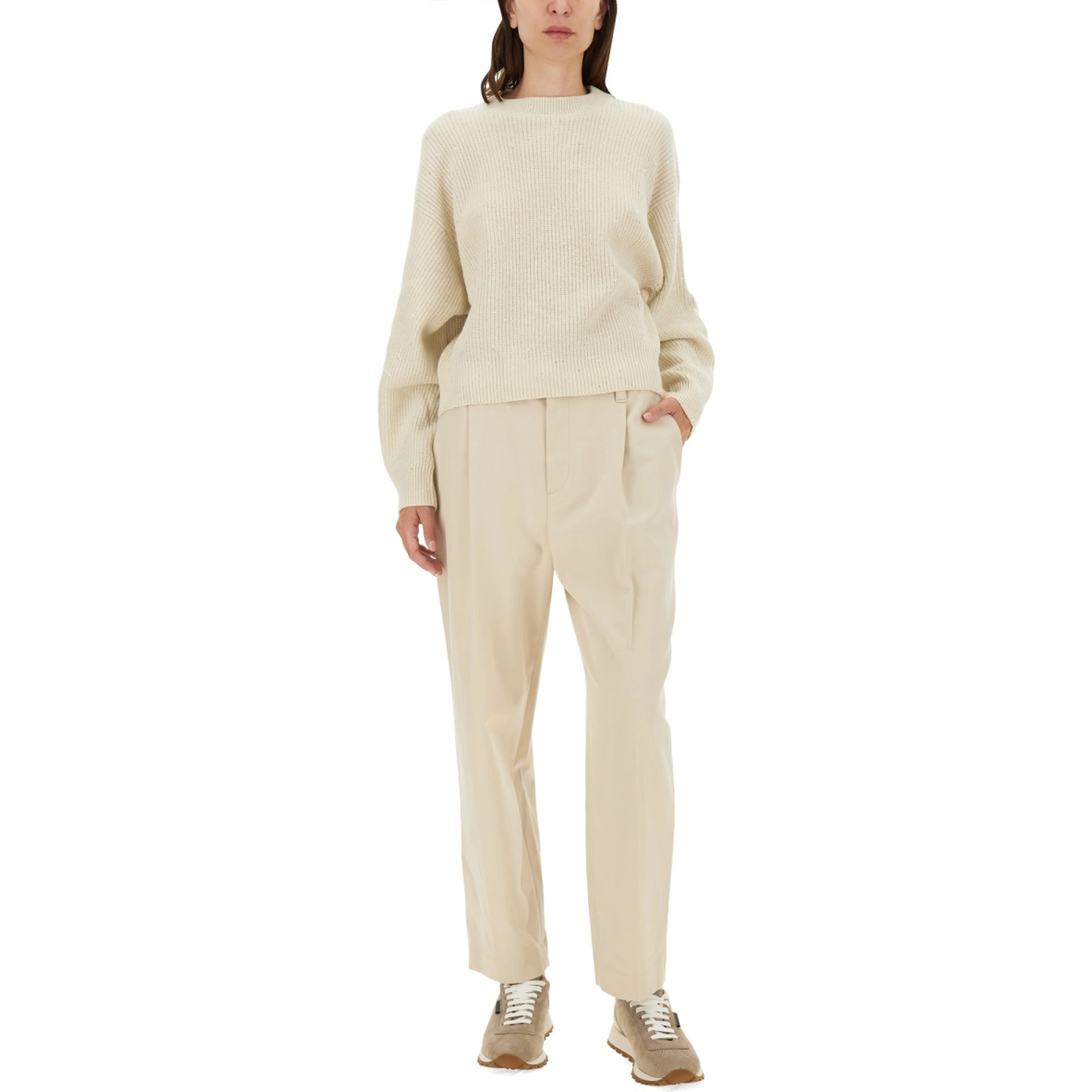 CROPPED FIT PANTS