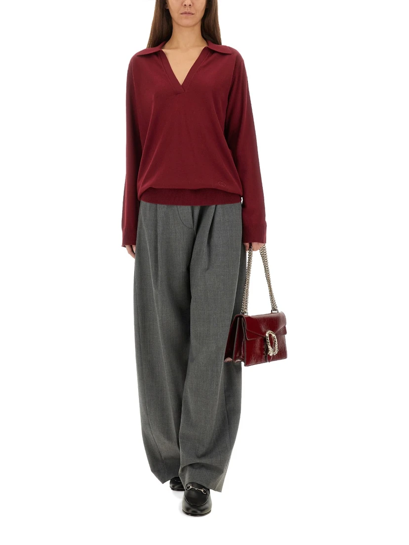 ULTRAFINE WOOL POLO SHIRT