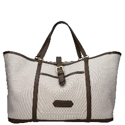Beige Fabric Luggage And Travel