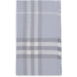 Light Blue Wool Scarf