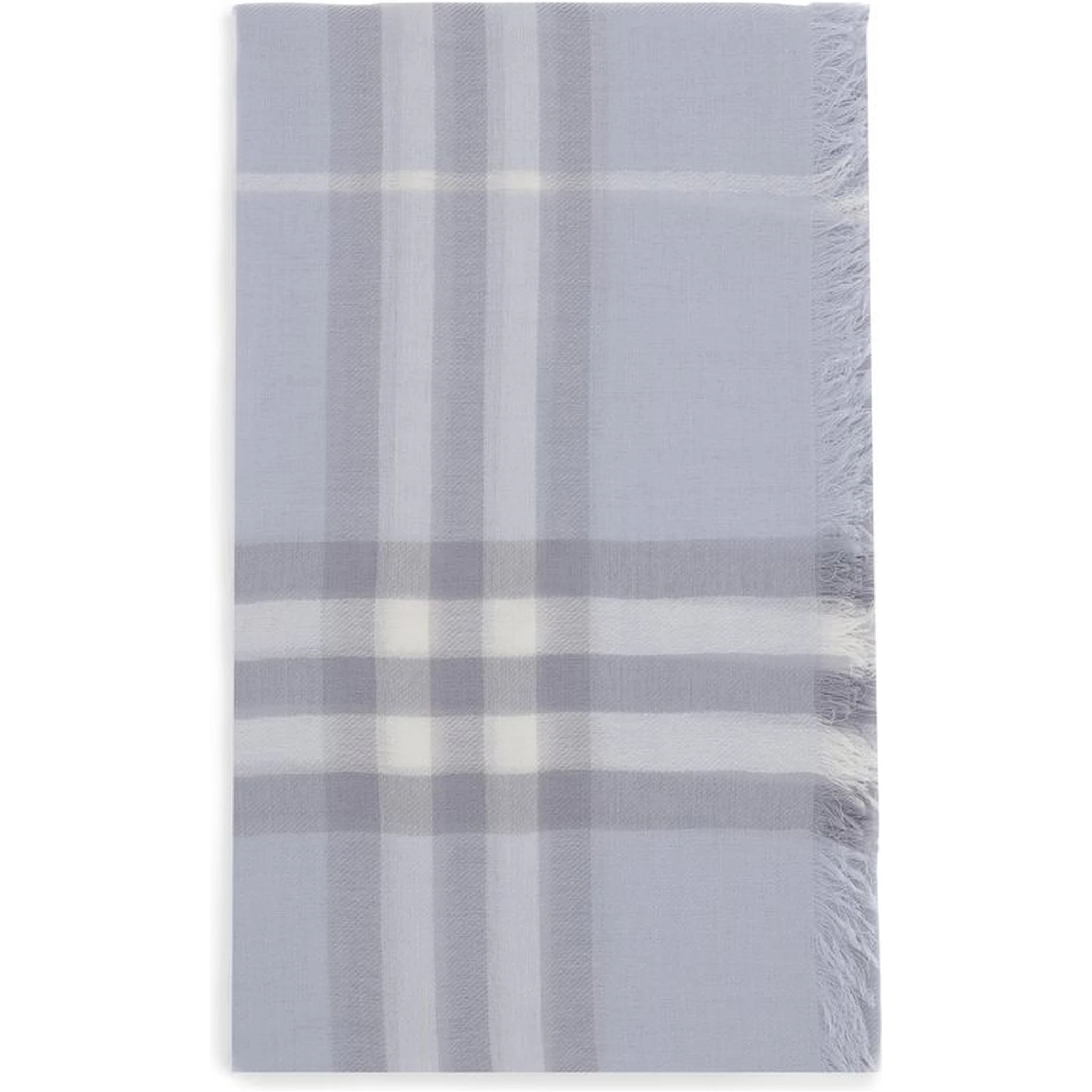 Light Blue Wool Scarf