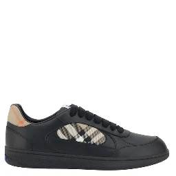 Black Calf Leather Bos Taurus Low Top Sneakers