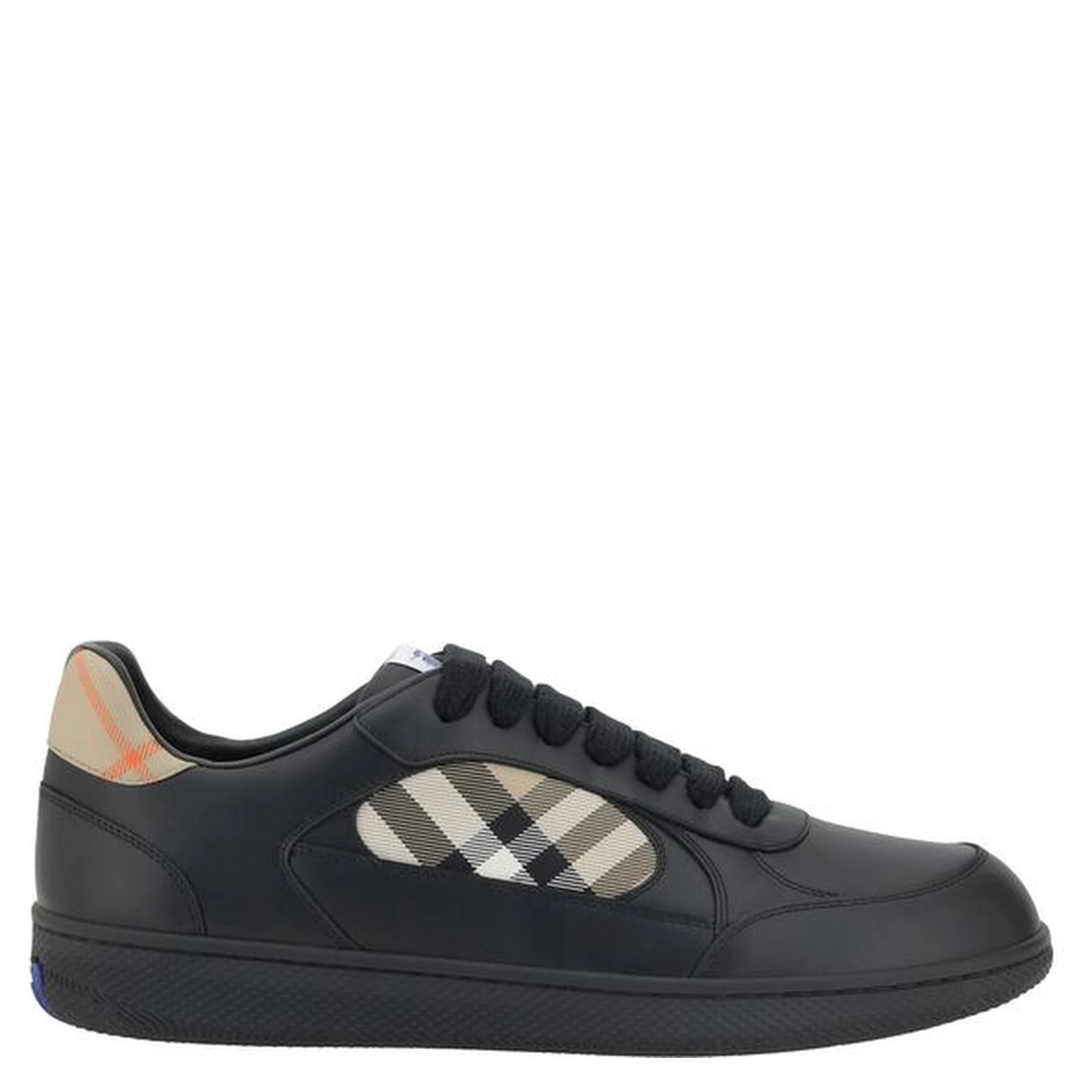 Black Calf Leather Bos Taurus Low Top Sneakers