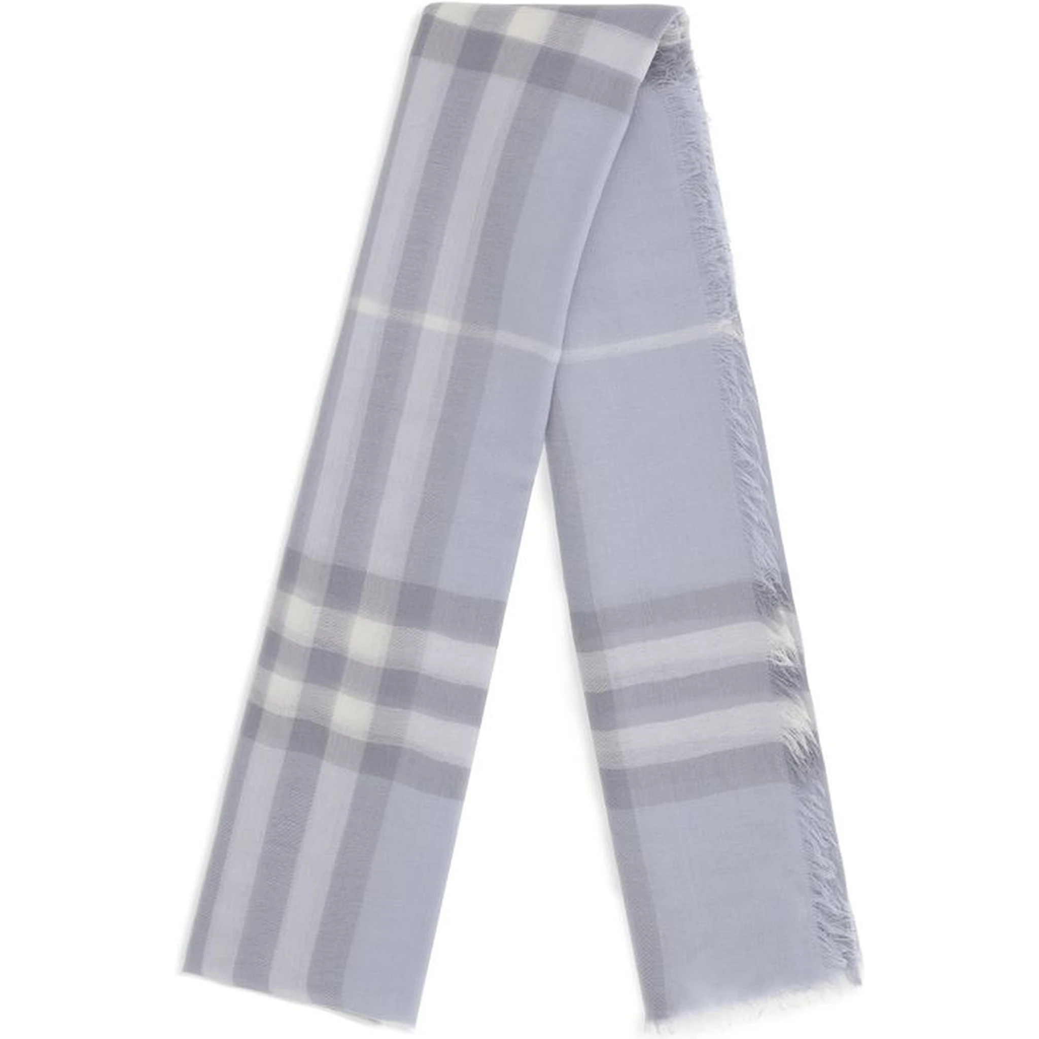 Light Blue Wool Scarf