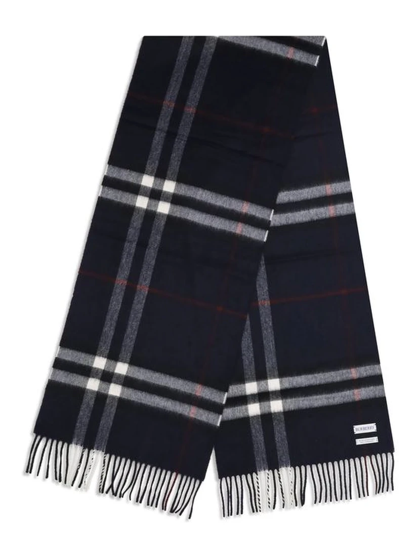 Blue Cashmere Scarf
