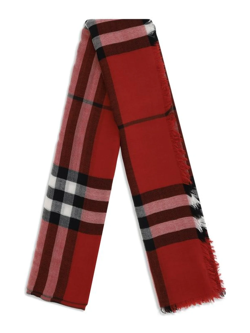 Red Wool Scarf