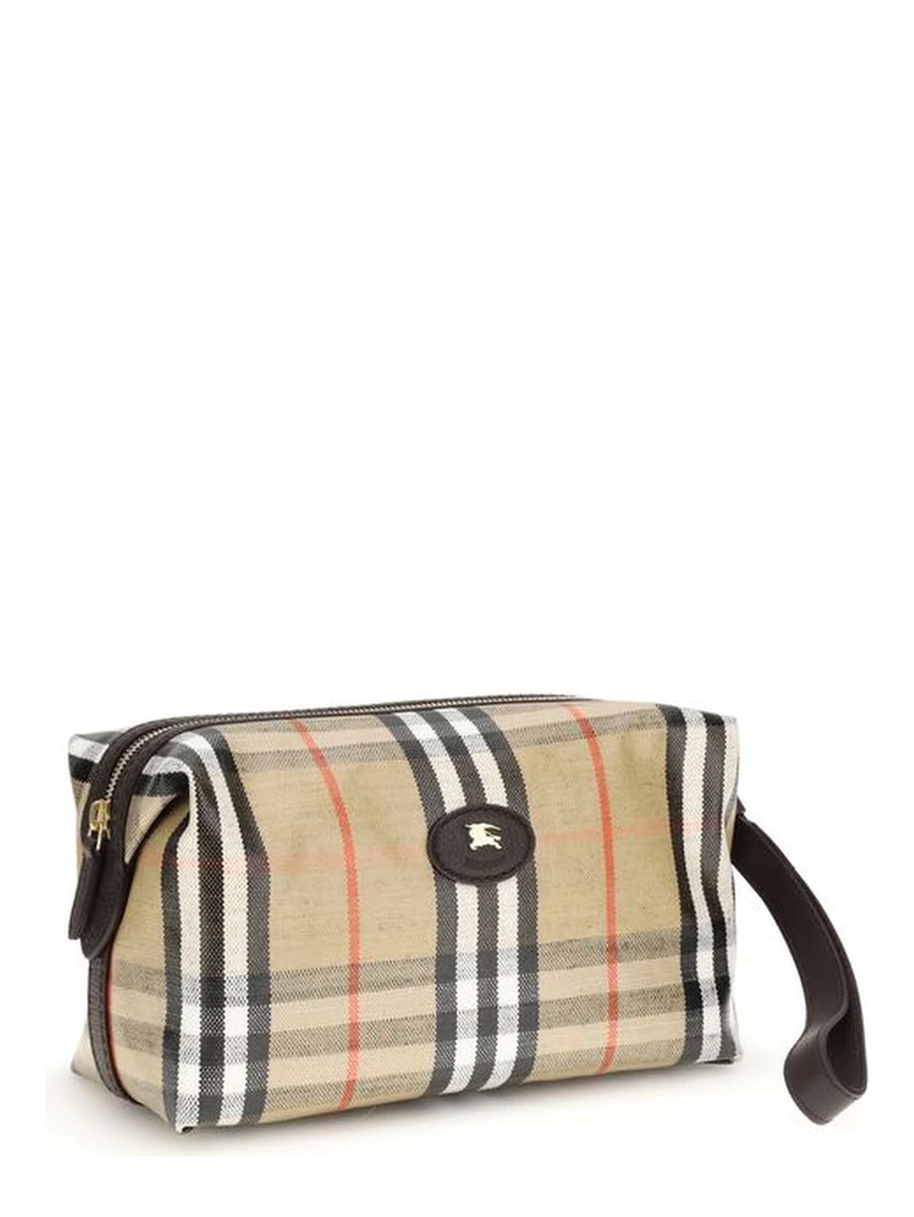Beige Cotton Wallet