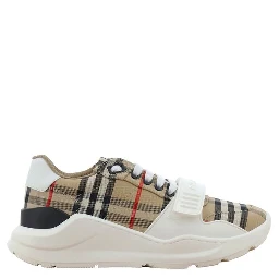 Beige Rubber Athletic Sneakers