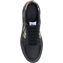 Black Calf Leather Bos Taurus Low Top Sneakers