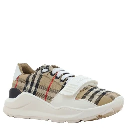 Beige Rubber Athletic Sneakers