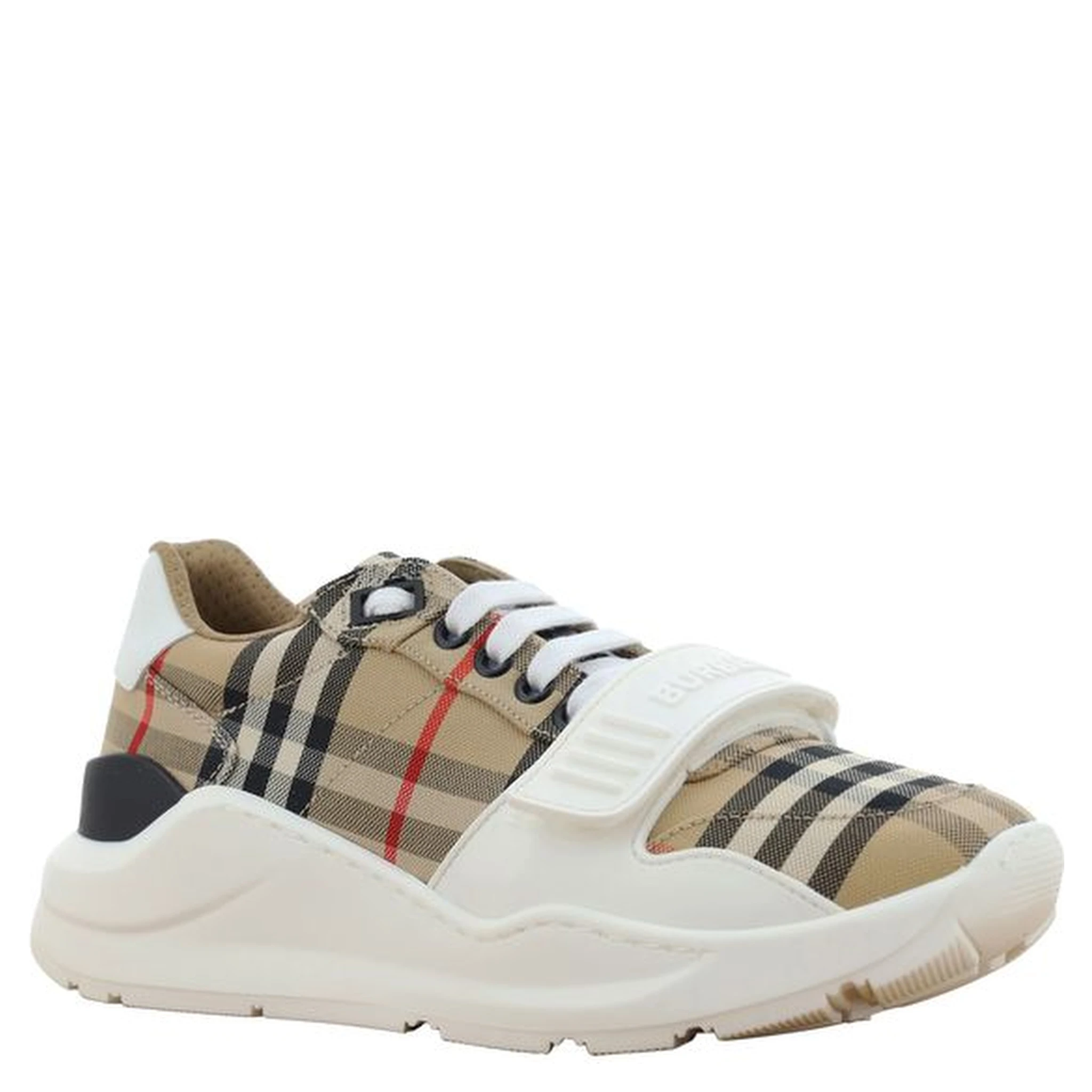 Beige Rubber Athletic Sneakers