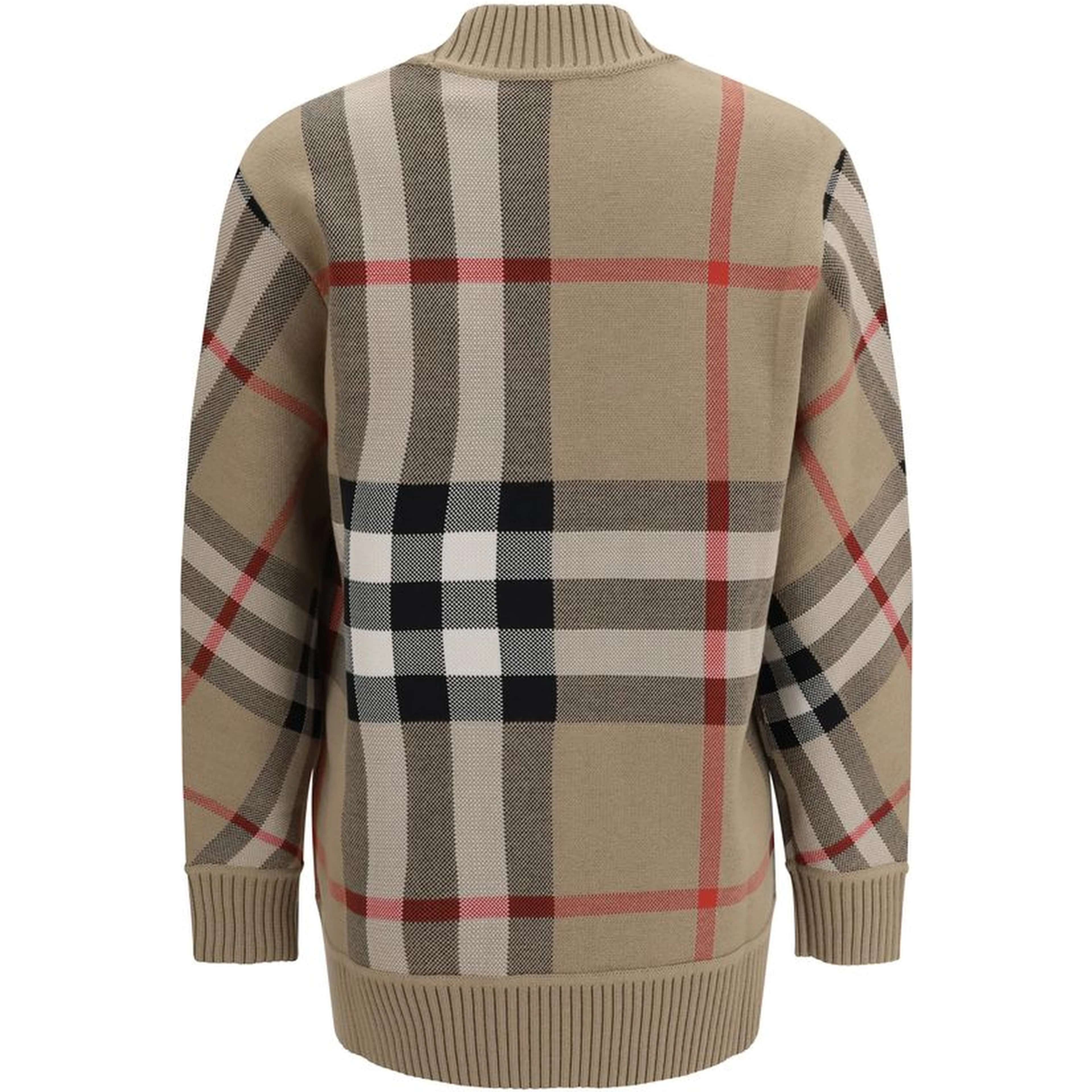 Beige Polyester Cardigan