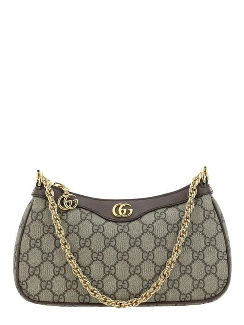 Brown Cotton Shoulder Bag