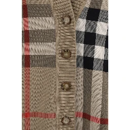Beige Polyester Cardigan
