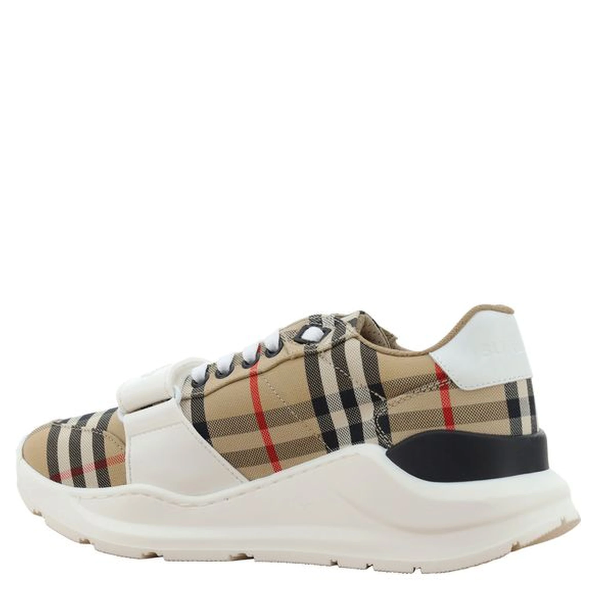 Beige Rubber Athletic Sneakers