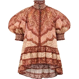 "WANDERLUST" RUFFLE BLOUSE