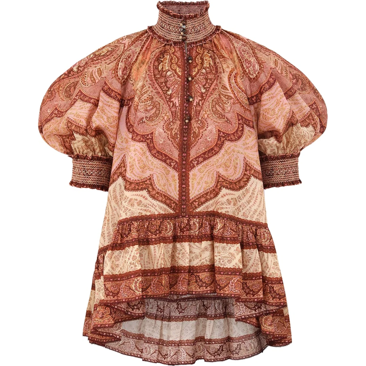 "WANDERLUST" RUFFLE BLOUSE