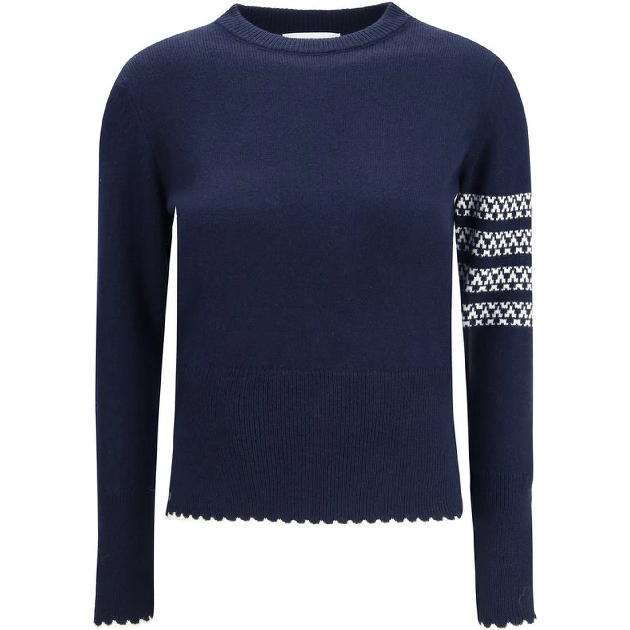 Blue Fleece Wool Sweatshirt