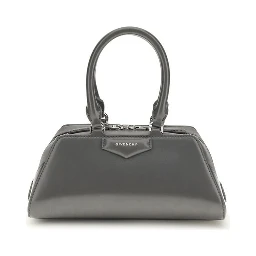 Gray Calf Leather Bos Taurus Handbag