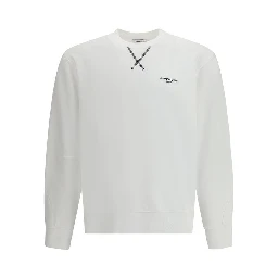 White Cotton Sweatshirt