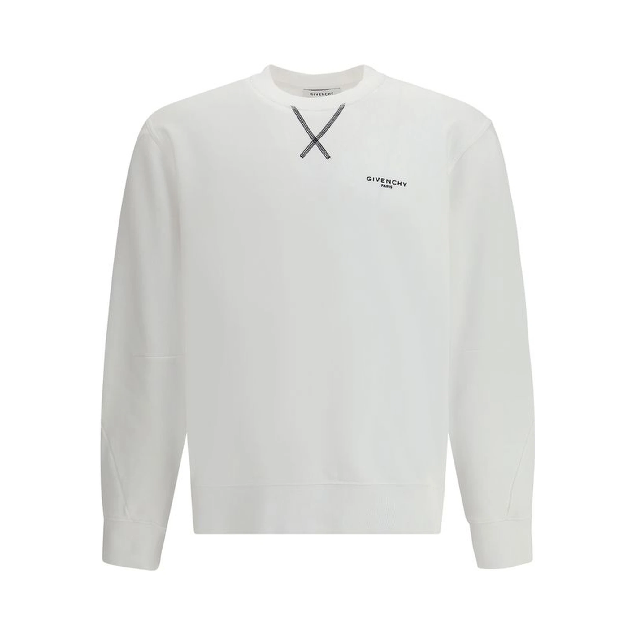 White Cotton Sweatshirt