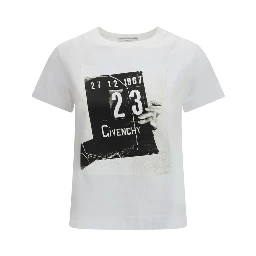 تي شيرت قطني أبيض