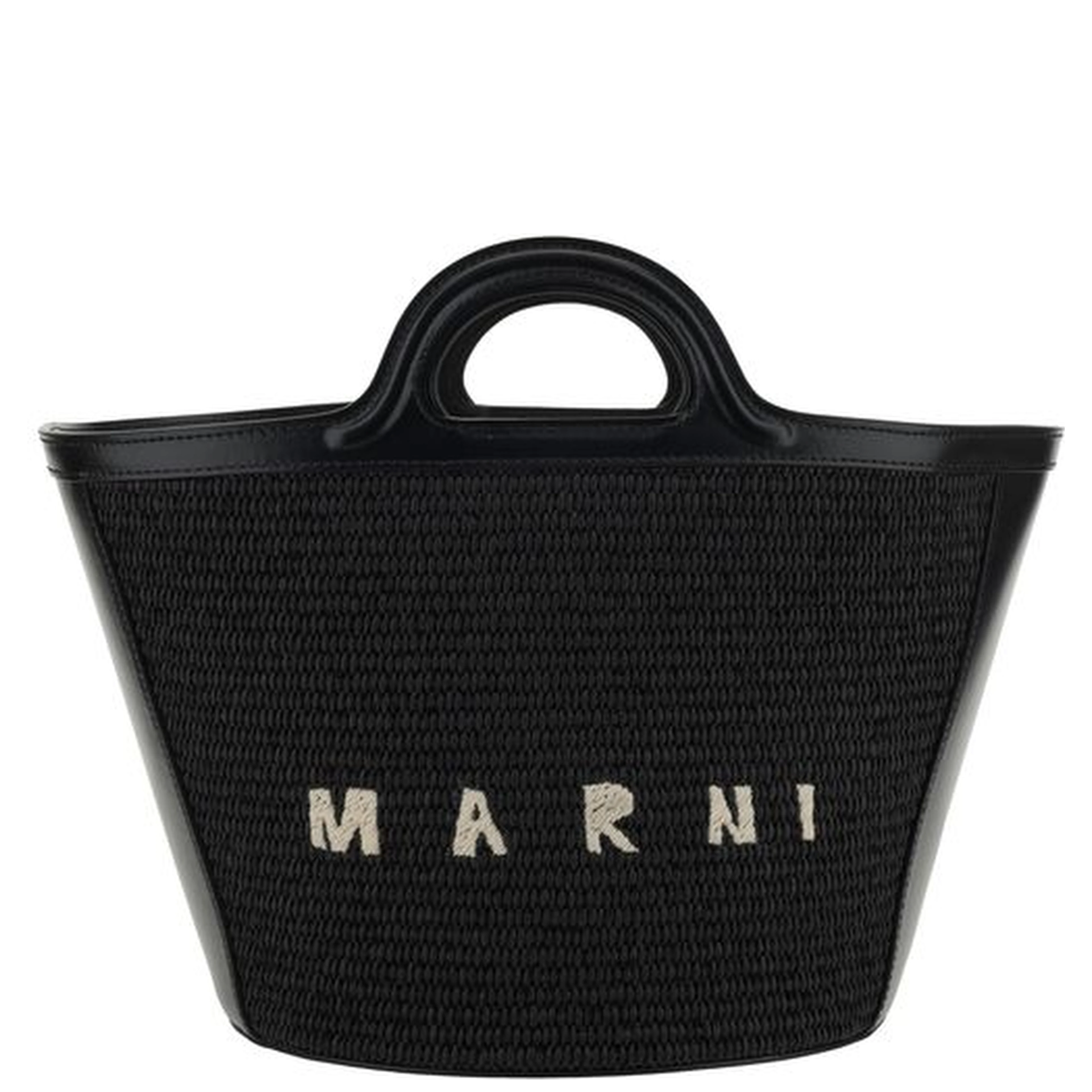 Black Cotton Shoulder Bag