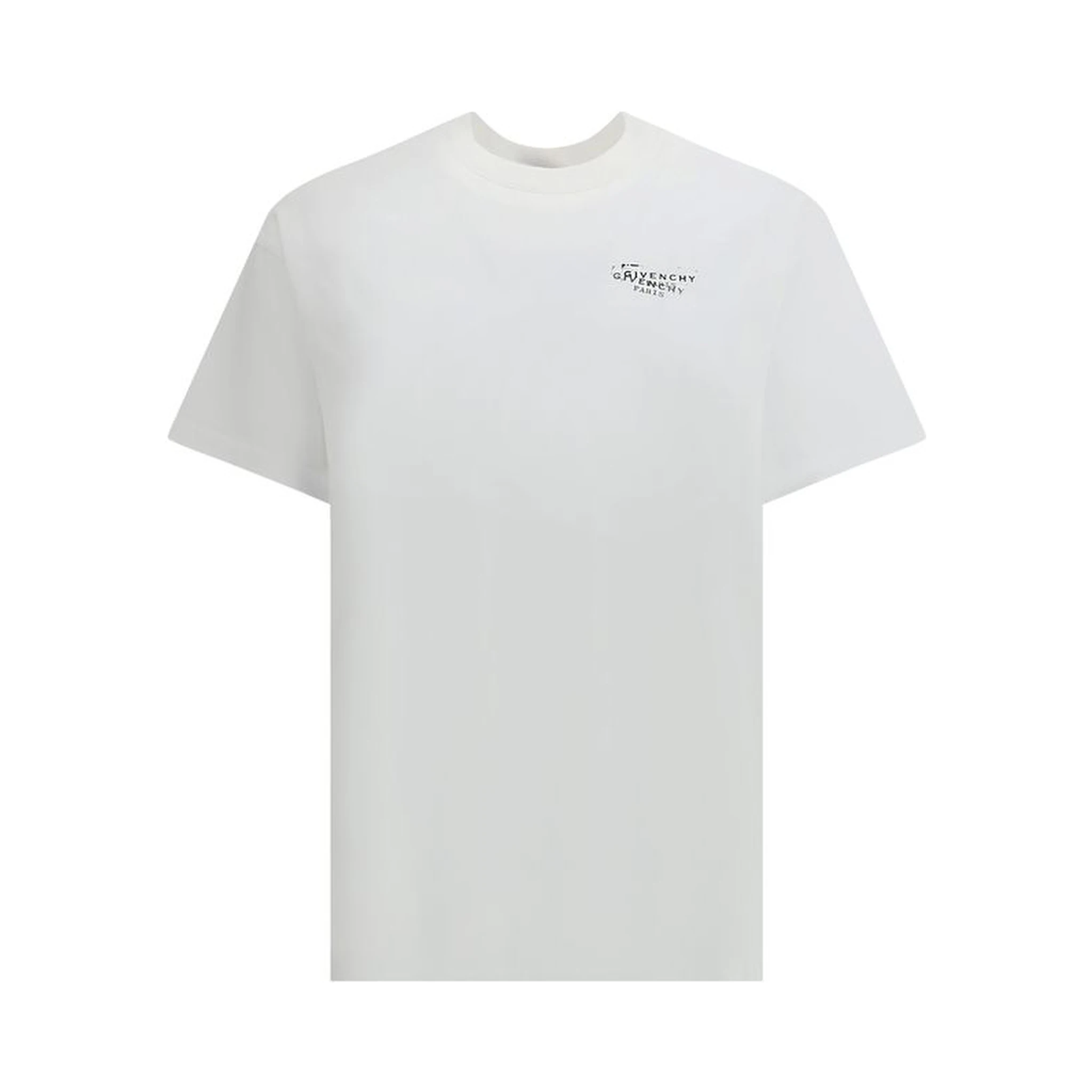 تي شيرت قطني أبيض