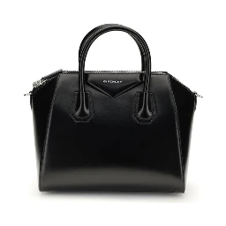 Black Calf Leather Bos Taurus Handbag